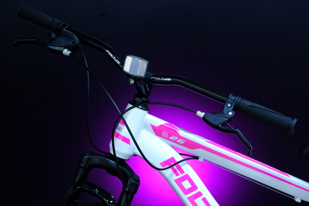 FOLTAS 26 Steel - 15р Белый/Розовый