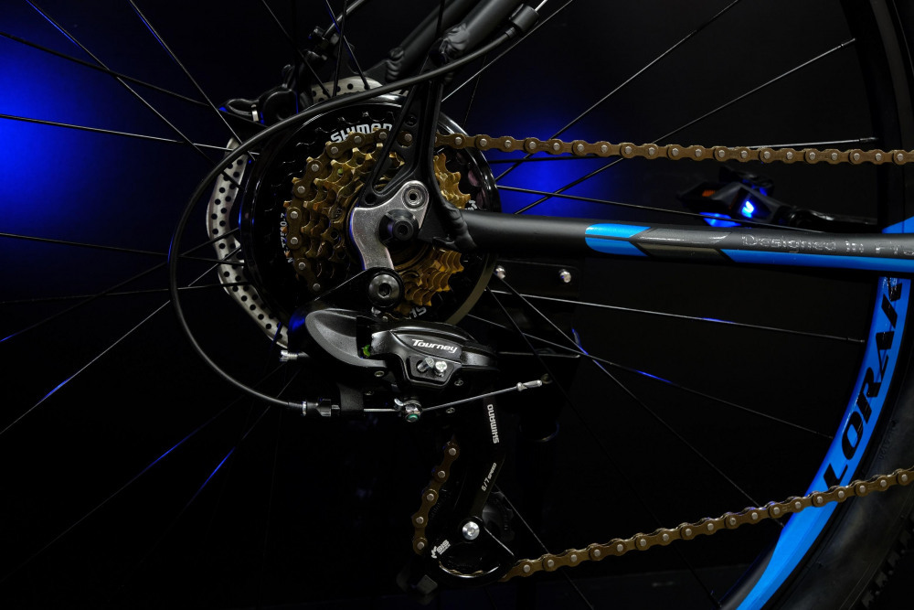 Lorak Sel 8900 HD Чёрный/Синий Матовый 19р (на рост 171-182)