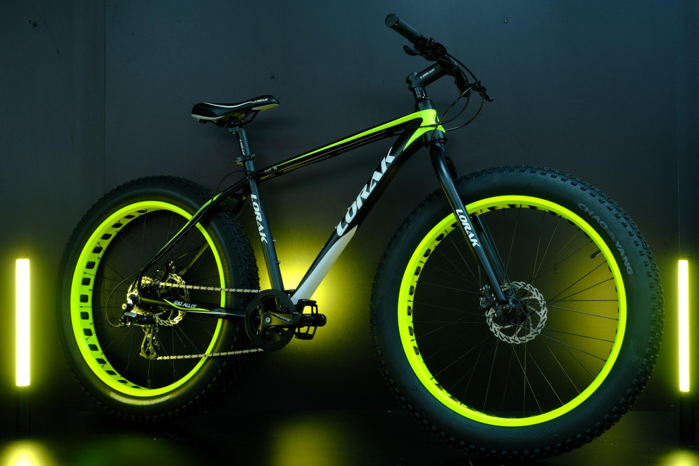 LORAK FAT SE Матовый Чёрный/Жёлтый рама 21 (на рост 183-190)