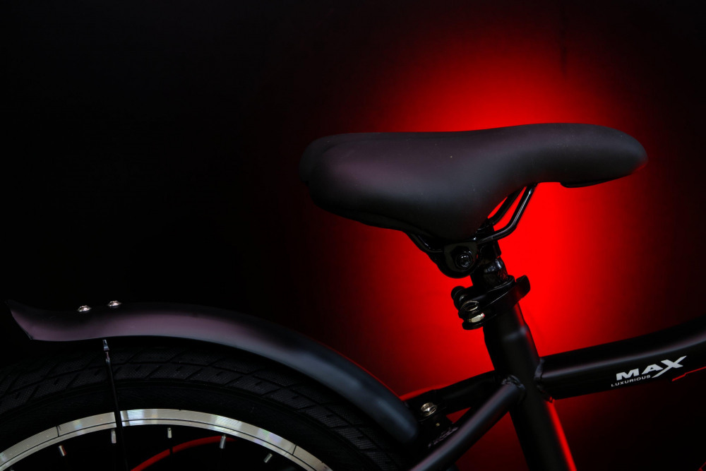 HEAM 18 FATBOY Disk Матовый Чёрный/Красный