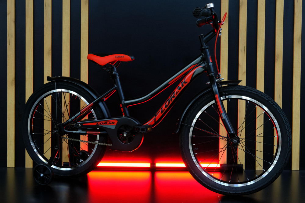 Lorak Junior 20 Boy Матовый Чёрный/Красный